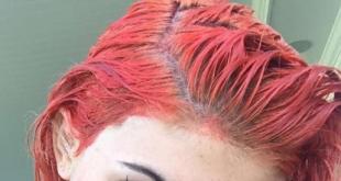 Неугомонная: Кайли Дженнер покрасила волосы в красный цвет Кайли Дженнер, Кайли Дженнер волосы