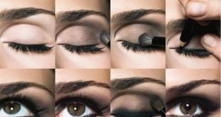 Техника и виды макияжа для карих глаз с фото и видео